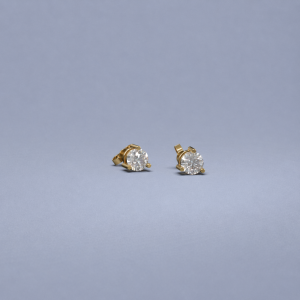 1 Ct. Signature Halo Earrings Yellow Gold (2 pieces) You Can Wear Earrings Just Studs, Stud + Hallo. Halo is removable.