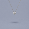 1 Ct. Signature Halo Necklace White Gold You Can Wear 3 ways Just central diamond, Just Halo, Central+ Hallo.