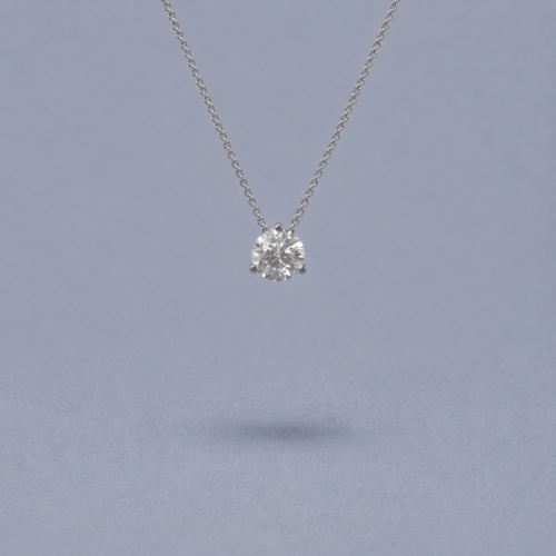 0.5 Ct. Necklace White Gold