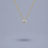 1 Ct. Signature Halo Necklace Yellow Gold You Can Wear 3 ways Just central diamond, Just Halo, Central+ Hallo.