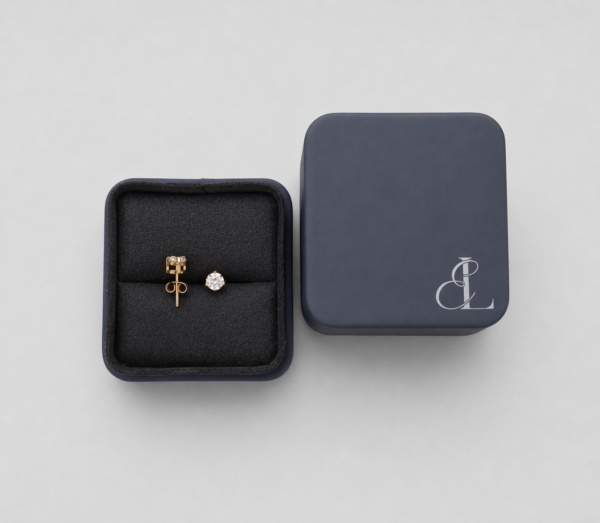 1 Ct. Earrings Yellow Gold (2 pieces)